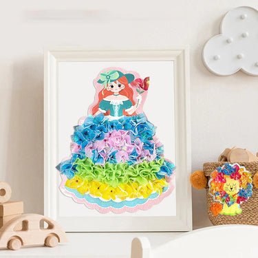 Artastic | Pegatinas de pintura Princesa de Punción Encantadora - Diversión creativa para pintar para niños